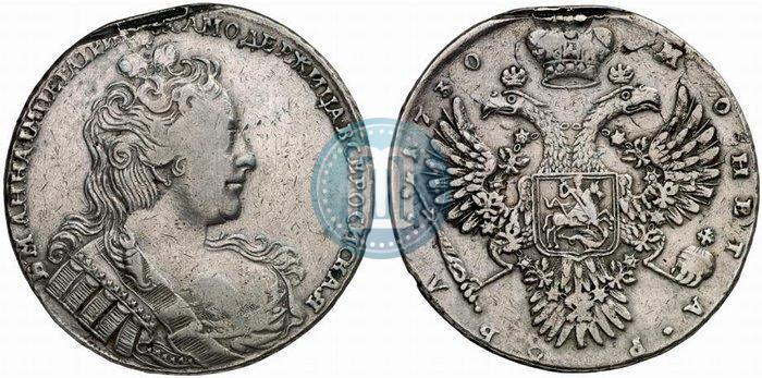 Picture 1 rouble 1730 year  