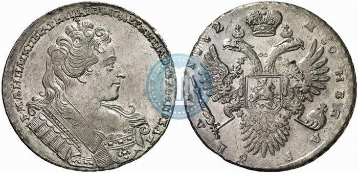 Picture 1 rouble 1732 year  