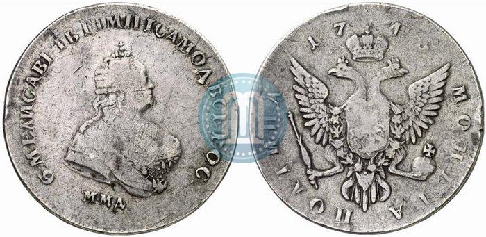 Picture Poltina 1745 year ММД 