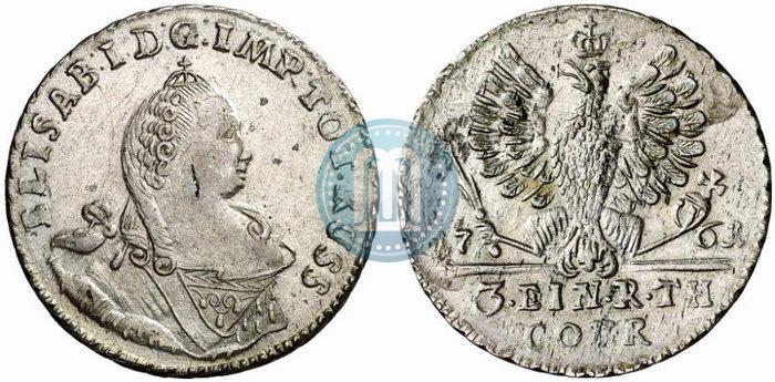Picture 1/3 Thaler 1761 year  