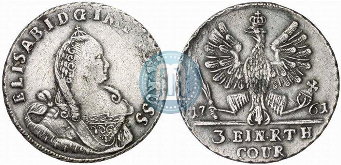 Picture 1/3 Thaler 1761 year  