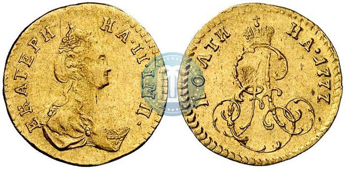 Фото Полтина 1777 года  