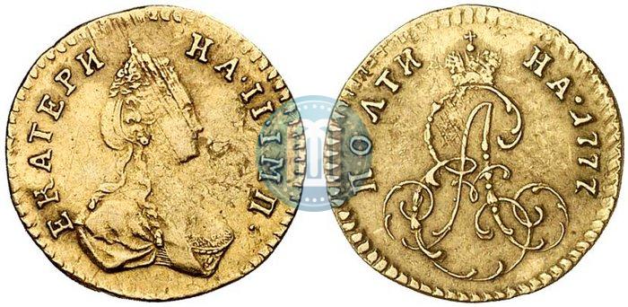 Фото Полтина 1777 года  