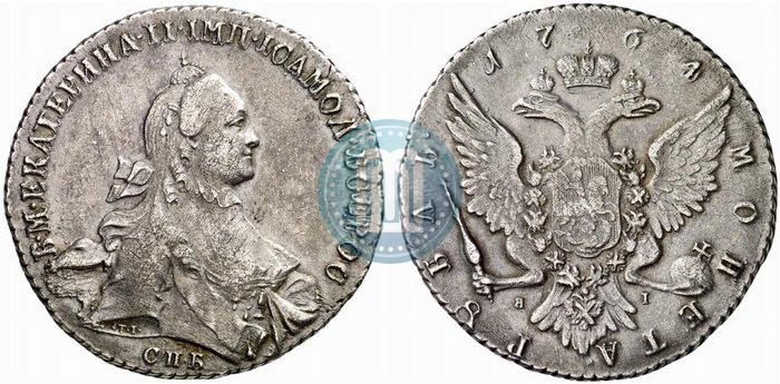 Picture 1 rouble 1764 year СПБ-ЯI 