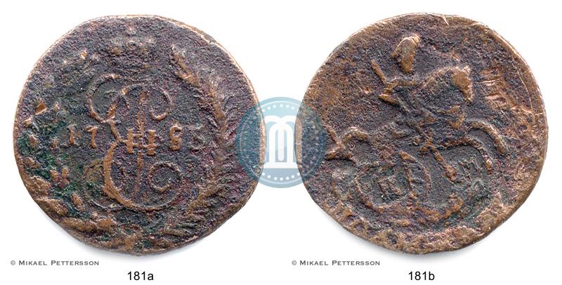 Фото Полушка 1783 года КМ 
