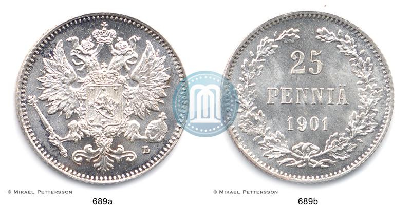 Фото 25 пенни 1901 года L 