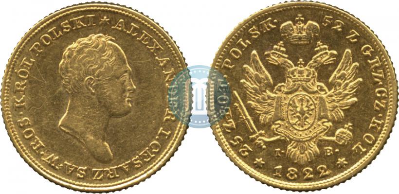 Picture 25 złotych 1825 year IB 
