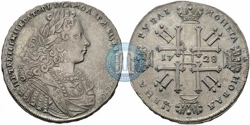 Picture 1 rouble 1728 year  "Type of 1728"