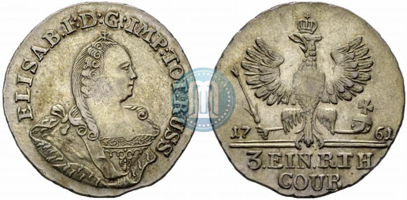 Picture 1/3 Thaler 1761 year  