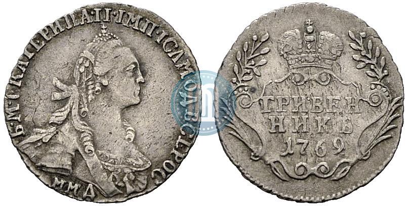 Picture Grivennik 1769 year ММД 