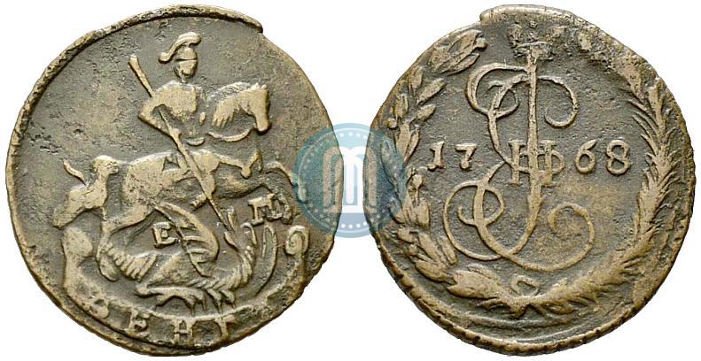 Фото Денга 1768 года ЕМ 
