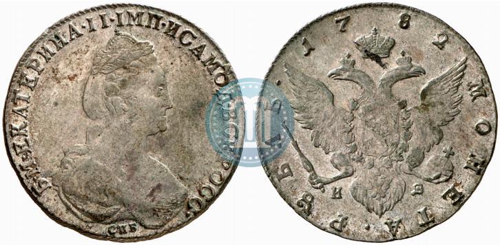 Picture 1 rouble 1782 year СПБ-ИЗ 