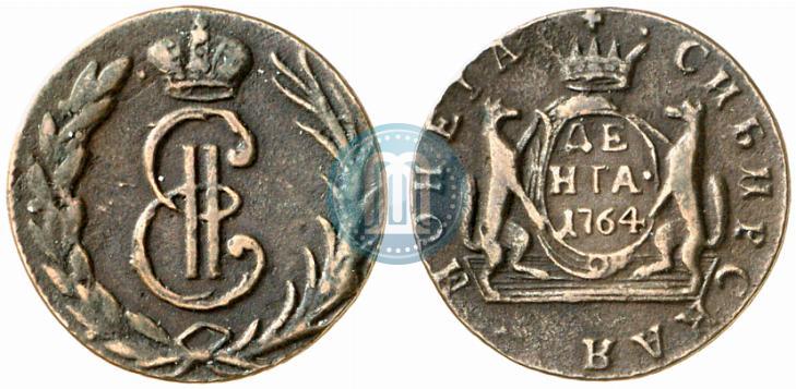 Фото Денга 1764 года  