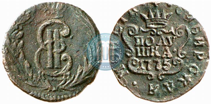 Фото Полушка 1775 года КМ 