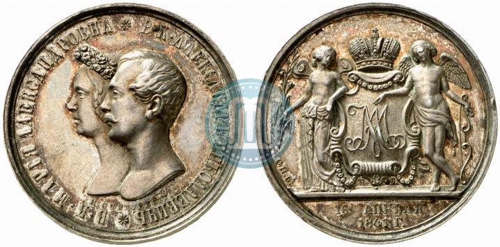 Picture 1 rouble 1841 year СПБ-НГ "In the memory of the wedding of the crown prince"