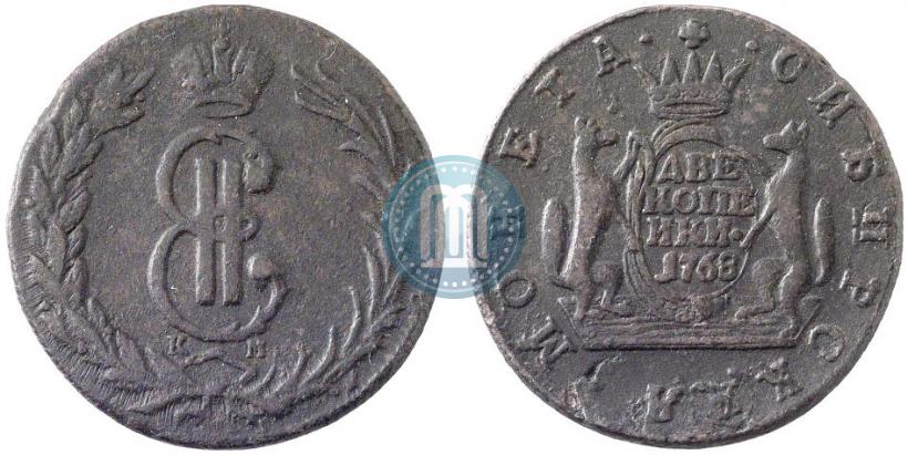 Picture 2 kopecks 1768 year КМ 