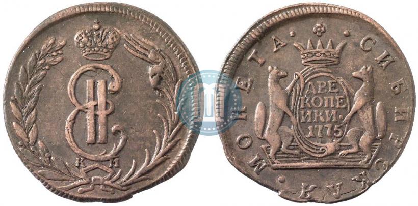 Picture 2 kopecks 1775 year КМ 