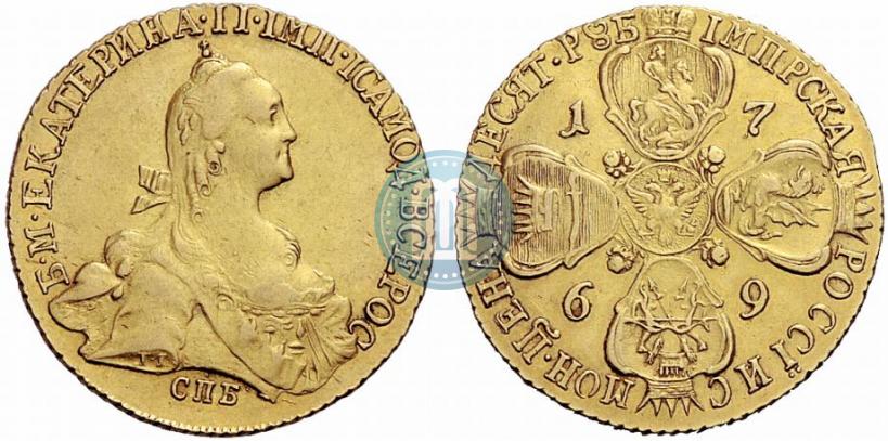 Picture 10 roubles 1769 year СПБ 