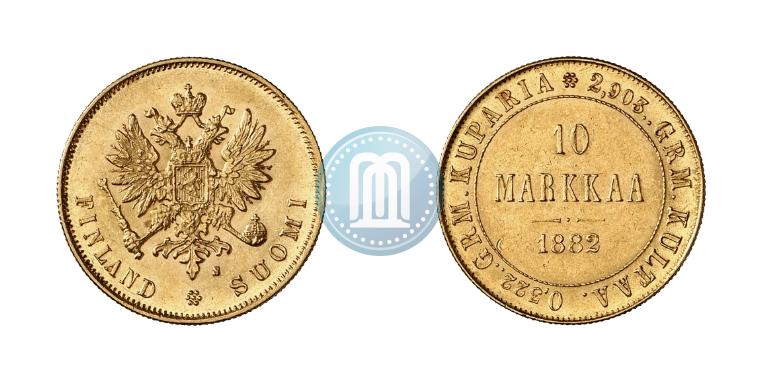 Picture 10 markkaa 1882 year S 