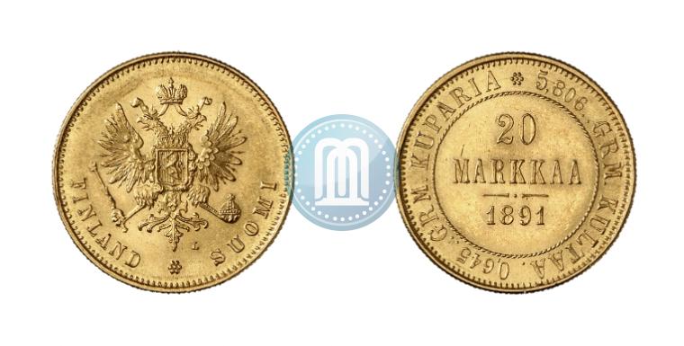 Фото 20 марок 1891 года L 