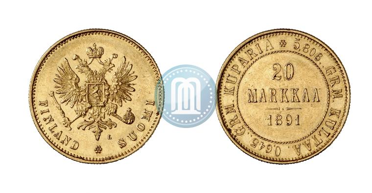 Фото 20 марок 1891 года L 