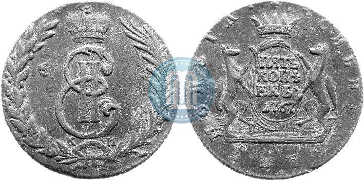Фото 5 копеек 1767 года КМ 