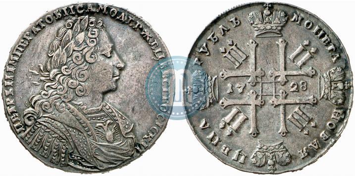 Picture 1 rouble 1728 year  "Type of 1728"