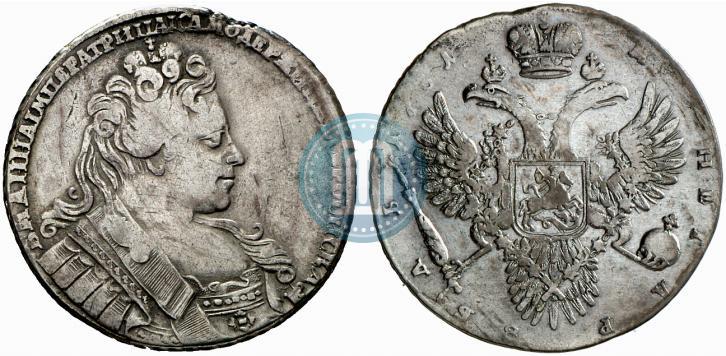 Picture 1 rouble 1731 year  