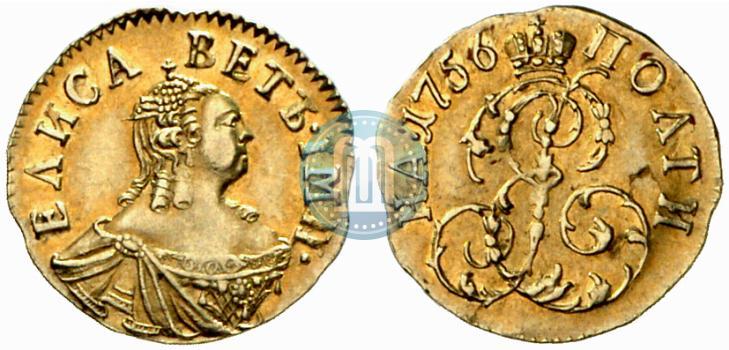 Picture Poltina 1756 year  