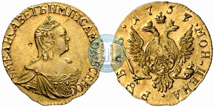 Picture 1 rouble 1757 year  