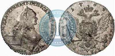 Picture 1 rouble 1764 year СПБ-ЯI 