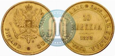 Picture 10 markkaa 1878 year S 