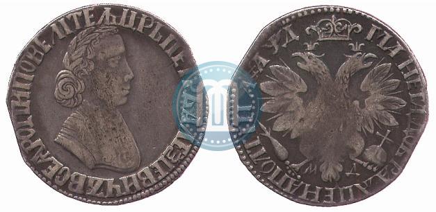 Picture Poltina 1704 year МД "Portrait by F. Alekseev"