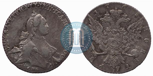 Фото 1 рубль 1765 года СПБ-ЯI 