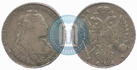 Picture 1 rouble 1734 year  "Type of 1735"