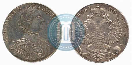 Picture Poltina 1712 year  "Portrait by S. Gouin"