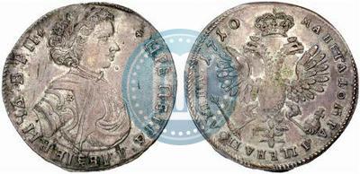 Picture Poltina 1710 year  "Portrait of 1707"
