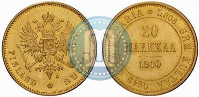 Picture 20 markkaa 1910 year L 