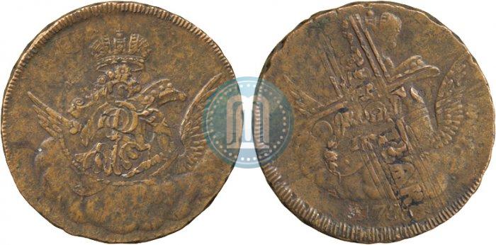 Фото 1 копейка 1755 года  