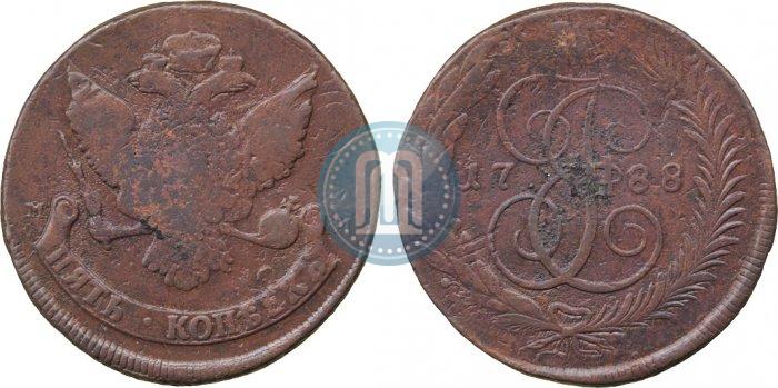 Picture 5 kopecks 1788 year ММ 