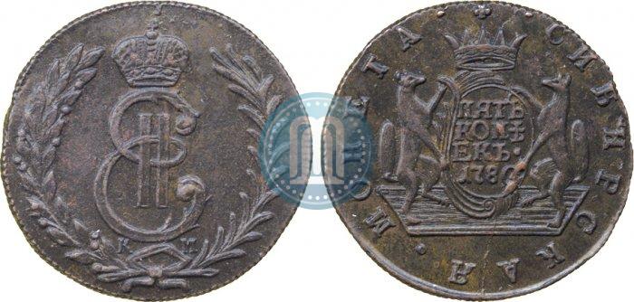 Picture 5 kopecks 1780 year КМ 