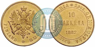 Picture 10 markkaa 1882 year S 