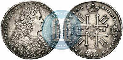 Picture 1 rouble 1728 year  "Type of 1728"