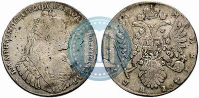 Picture 1 rouble 1734 year  "Type of 1735"