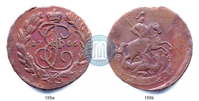 Picture 2 kopecks 1766 year ММ 