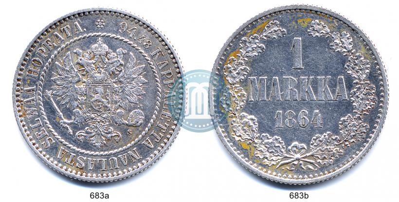 Фото 1 марка 1864 года S 