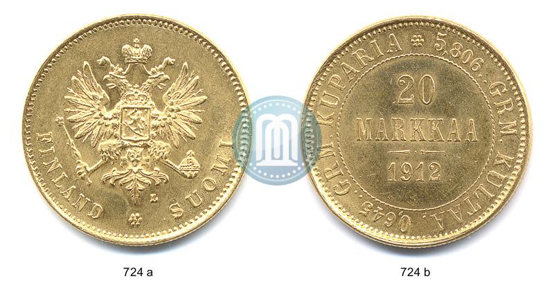 Picture 20 markkaa 1912 year L 
