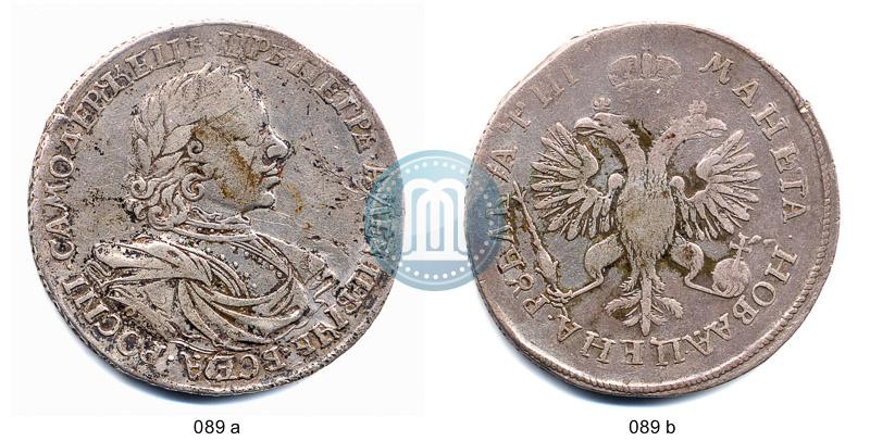Фото 1 рубль 1718 года OK-L 