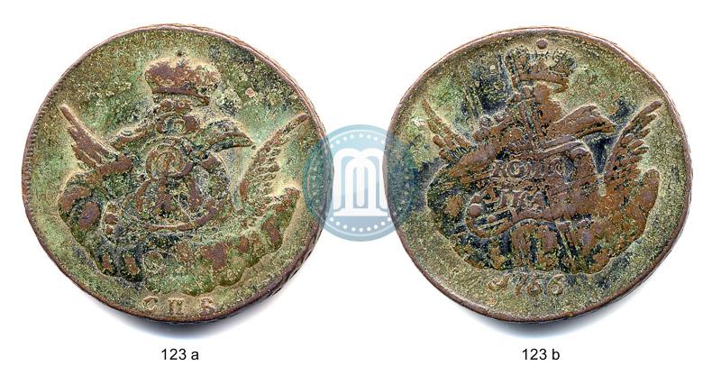 Фото 1 копейка 1756 года СПБ 