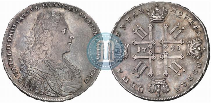 Picture 1 rouble 1728 year  "Type of 1728"